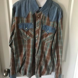 True religion western shirt
